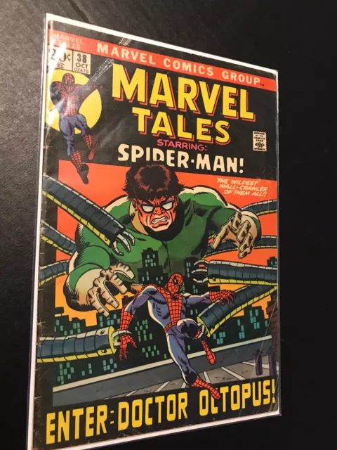 Marvel Tales #38 Starring Spider-Man ~ Dr. Octopus / Oct 1972 Marvel Comics VG