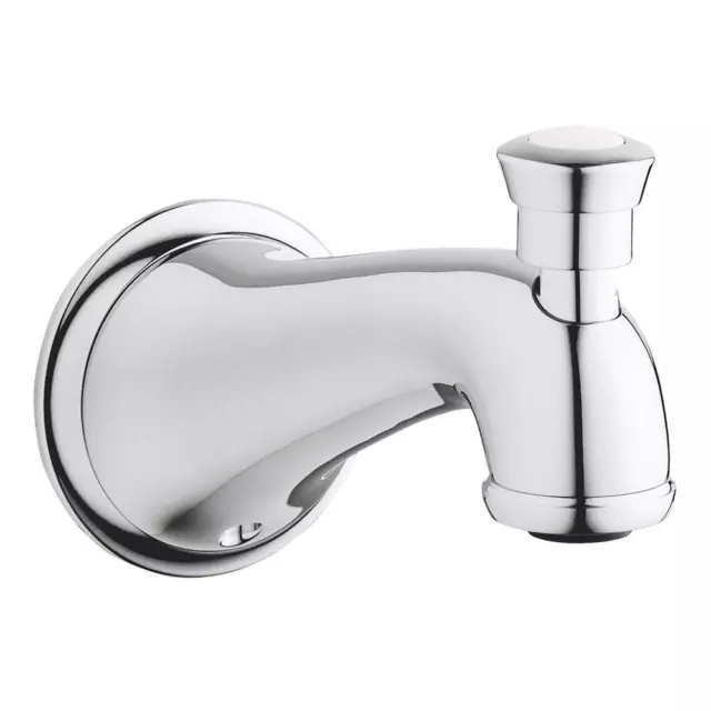 Grohe 13603Av0 Seabury 6" Diverter Tub Spout, Satin Nickel