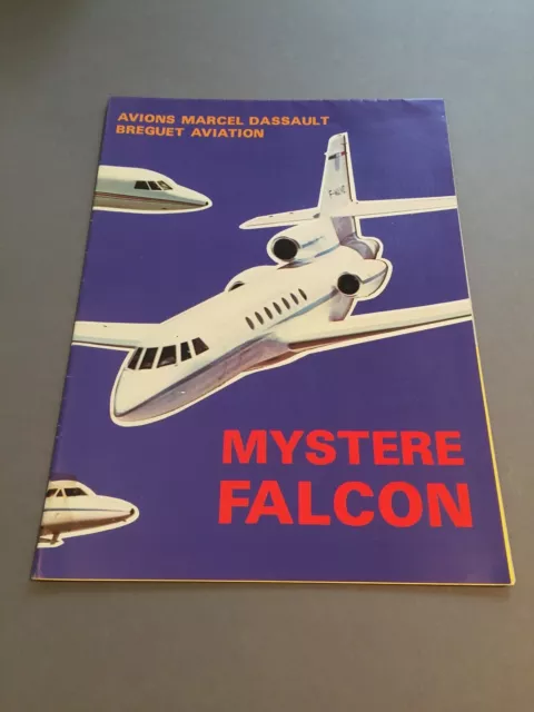 Dassault Mystere Falcon 10 20 50 & Guardian Manufacturers Sales Brochure P.jet
