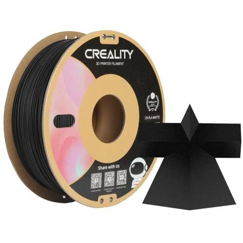 Creality CR-PLA Filament Matte Black, 1KG Roll, 1.75mm Compatible with 99% FDM