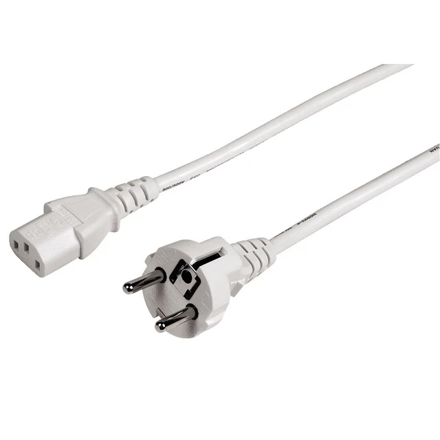 Cable Alim.sect.+Terre Blanc 5M
