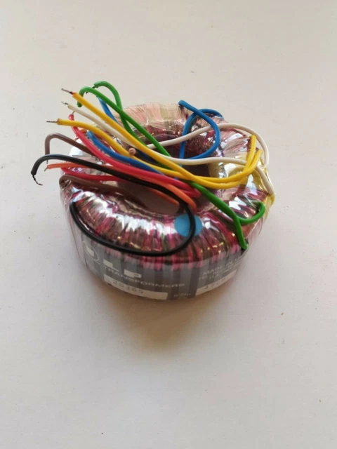 Transformateur Torique TSM – Primaire 230V, Secondaires 250V, 20V, 6.3V, Neuf