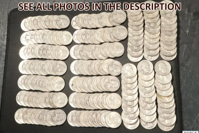 NobleSpirit No Reserve (PC) 25c Silver Variety Early Dates Face Value = $50
