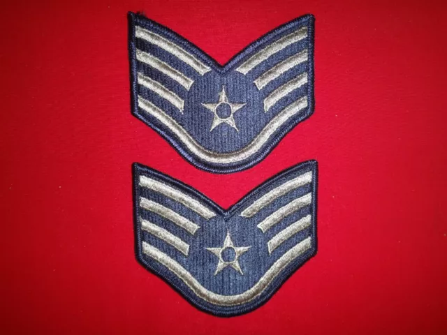 Paio Di USAF Sergente Staff Grande Galloni