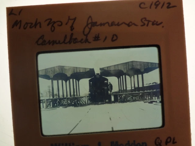 1912 LIRR Long Island Rail Road Jamaica 35mm Slide