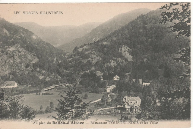 Cpa - Ballon D'alsace (88 Vosges) - Restaurant Tourtet-Rolb - Non Écrite