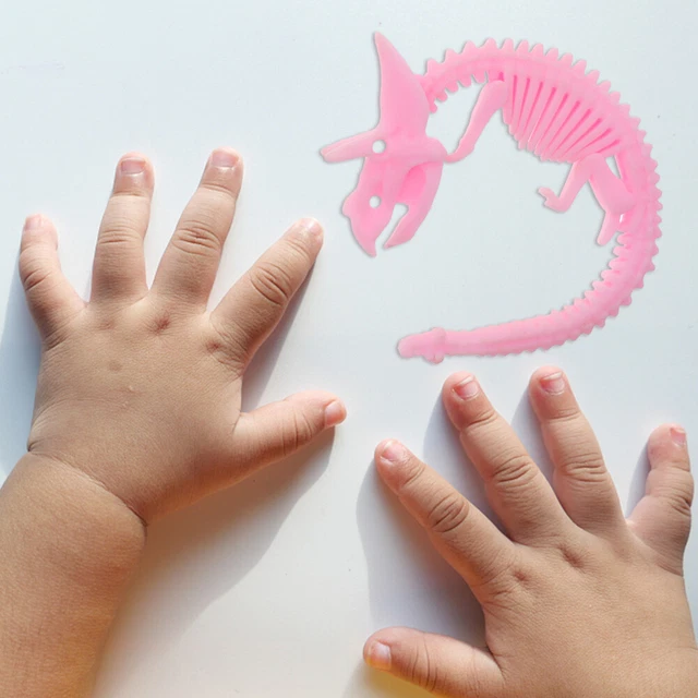6 Pcs Fishbone Toys Kid Gifts Destress Gifts Wristband 4