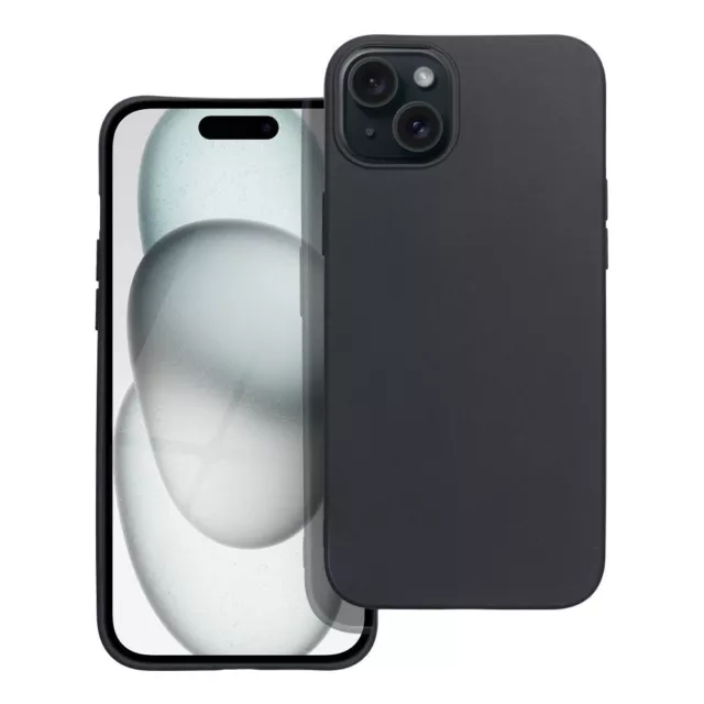 Nuova Custodia Silicone Case Cover Tpu Slim Matt Black Opaco Per Apple Iphone 15
