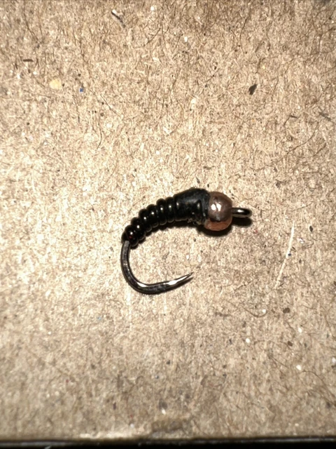 zebra midge - tungsten bead head barbless euro zebra midge - umpqua hooks