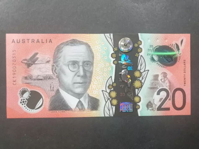 $20 2019 General Prefix Unc Lowe/Fraser R426 Next Generation Australia Banknote