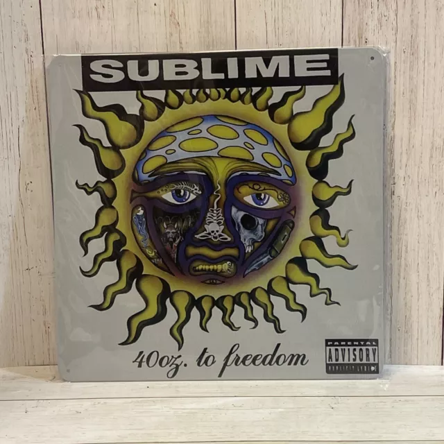 Sublime 40 Oz To Freedom Album Cover Metal Poster Tin Sign Banner