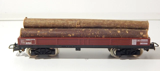 4 Wagons Tombereau Jouef à Bogies Avec Chargement – échelle HO (1/87), Occasion