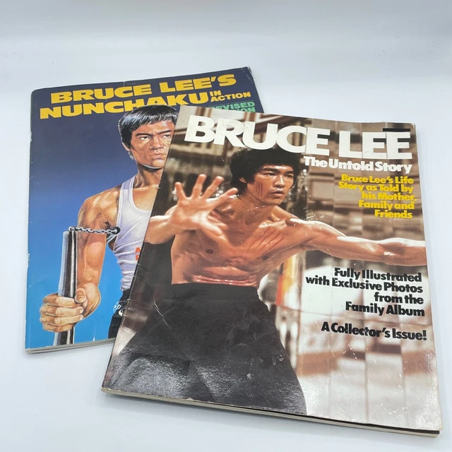BRUCE LEE THE Untold Story & Nunchaku In Action Vintage Collector's
