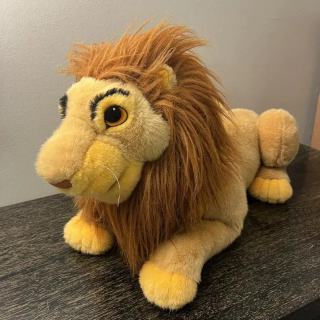 DISNEY THE LION King Adult Simba Mufasa 24” Plush Mattel Vintage Large ...