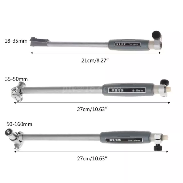 Inner Diameter Gauge Measuring Rod + Probe (no Indicator) Inner Diameter Gauge 2