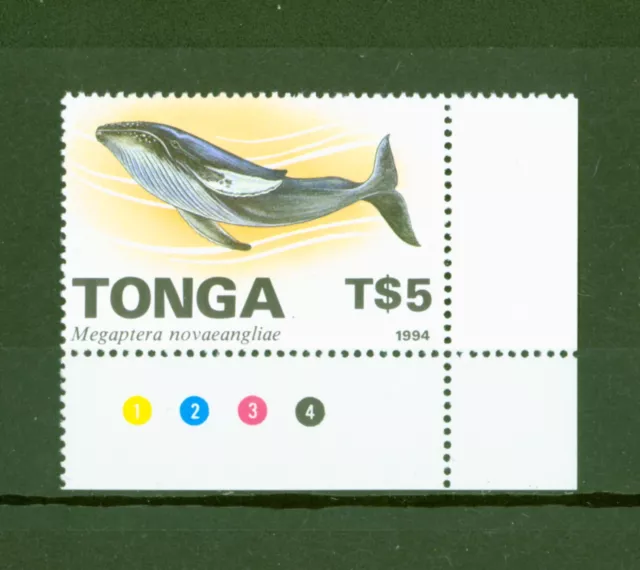 Tonga 1994 - ballena jorobada - ballenas - mamíferos marinos - ballena jorobada - n.o 1332 **