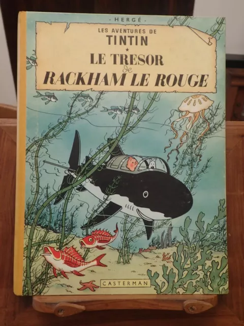 BD Tintin "Le trésor de Rackham le rouge"B34