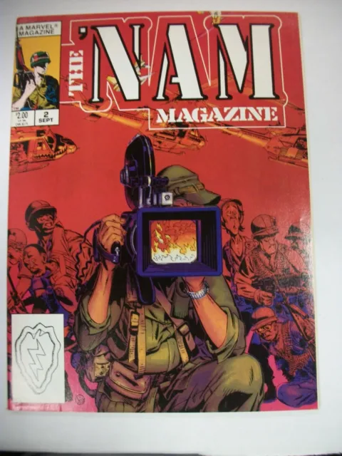 Marvel THE NAM MAGAZINE #2 (1988) B&W, Michael Golden, Pepe Moreno