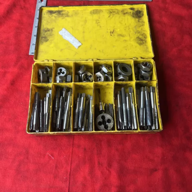 MIXED LOT Tap &Die Set - VARIOUS SIZES & TYPES