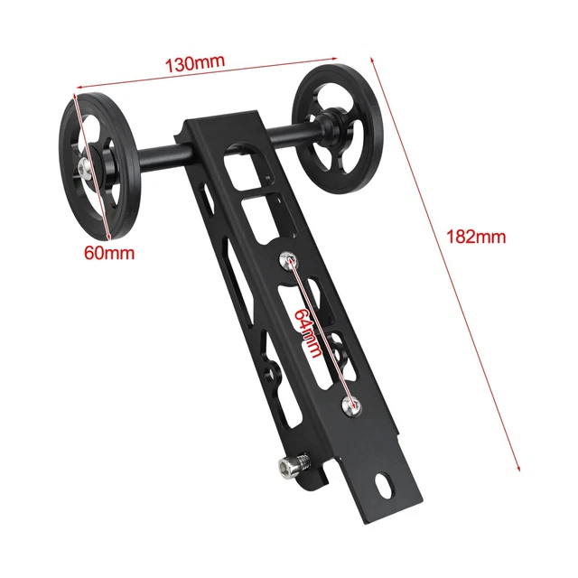 80MM EASY WHEEL for Folding Bike Rear Rack Compatible with For Birdy ...