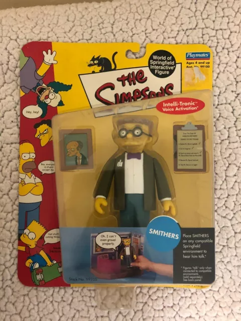 Waylon Smithers The Simpsons Wos World Of Springfield Action Figure New In Box Eur 1752 