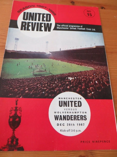 Programme De Match Manchester United Vs Everton – Réserves – Saison 1967/68