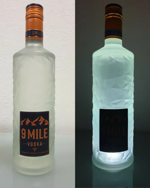 9 MILE Vodka mit LED Beleuchtung 37,5 % 0,70 ltr.