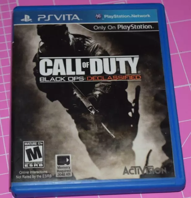 Call of duty Black ops  Declassified  ops  ps vita ntsc Usa version