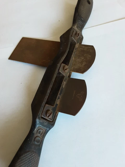 Vintage Stanley no. 60 Double Cutter Spokeshave plane planer Sweetheart blade