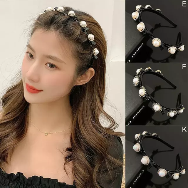 Fashion Pearl Hairpin Headband Bangs Fixed Hair Accessory Hairstyle Tooth Design