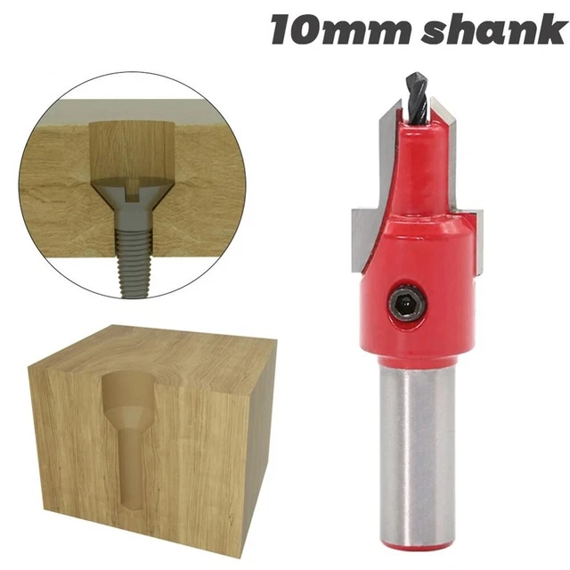 Punta Del Router Core Punte per Trapano 1pc/2pcs Svasati for Vite Svasatori