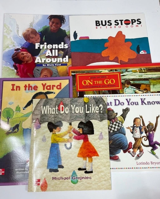 Lot of 6 Kindergarten Picture Big Books Classroom Easel Homeschool Places Friend Lot of 6 Kindergarten Picture Big Books Classroom Easel Homeschool Places Friend