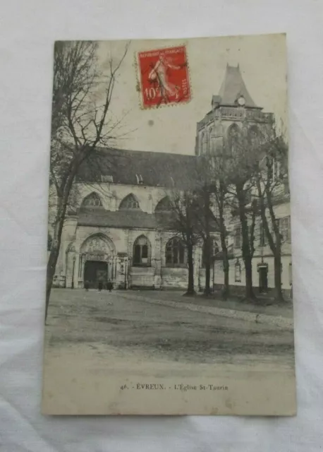 Cpa Eure 27 Evreux L'eglise St Taurin