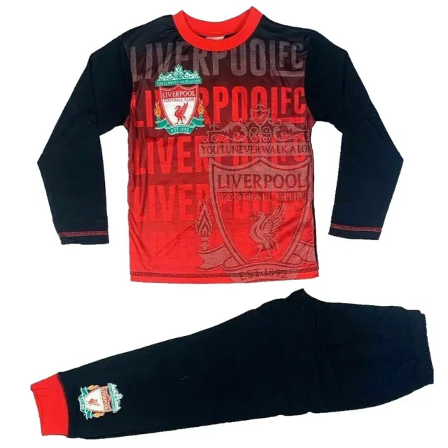 Liverpool FC  Pyjama Set  Size 5-6 Year Official Merchandise Fantastic Gift Idea