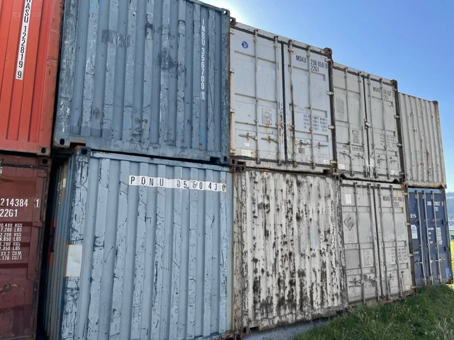 40DV SEECONTAINER LAGERCONTAINER 40 fuß Container Materialcontainer ...