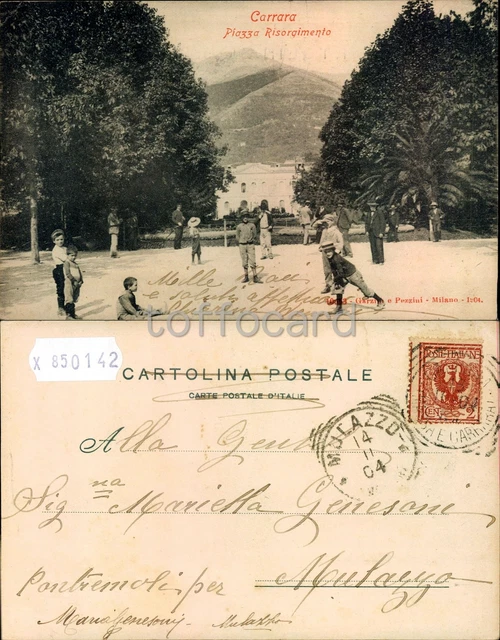 Carrara Citta'-Piazza Risorgimento-B85-142