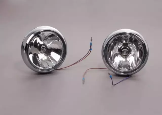 Nuovo Mini R55 R56 R57 R58 R59 Driving Lights Retrofit Kit Chrome 6321042029 2