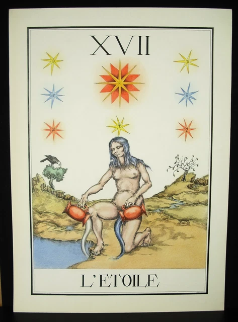 L Estrella Xvii Tarot Marsella Cartomancia Arcane 17 Juvenil Belleza Curación
