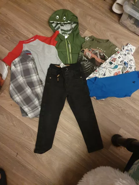 Boys Clothing Bundle Age 3-5  Years Ff Next Adventure  Primark  George