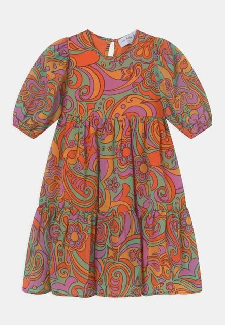 Never Fully Dressed Girls Groovy Chiffon Dress Size Age 6-7 Years BNWT RRP £49