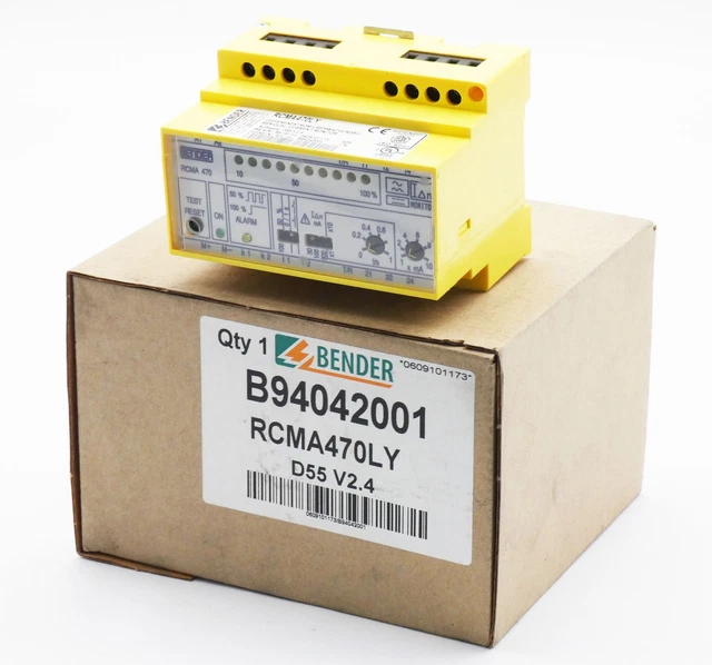BENDER RCMA 470 RCMA470LY B94042001 SW: D55/ V2.4 -unused/OVP- EUR 299 ...