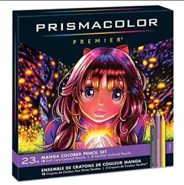 Premier Colored Pencils, Manga Colors, 23 Pack