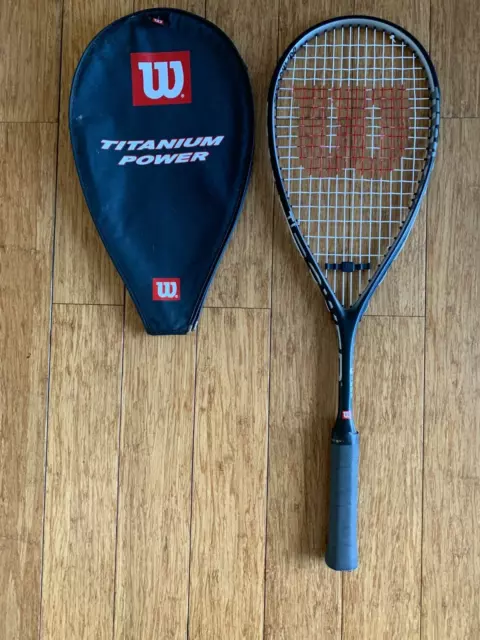 Wilson Squash Titan Power Schläger Schläger mit Etui