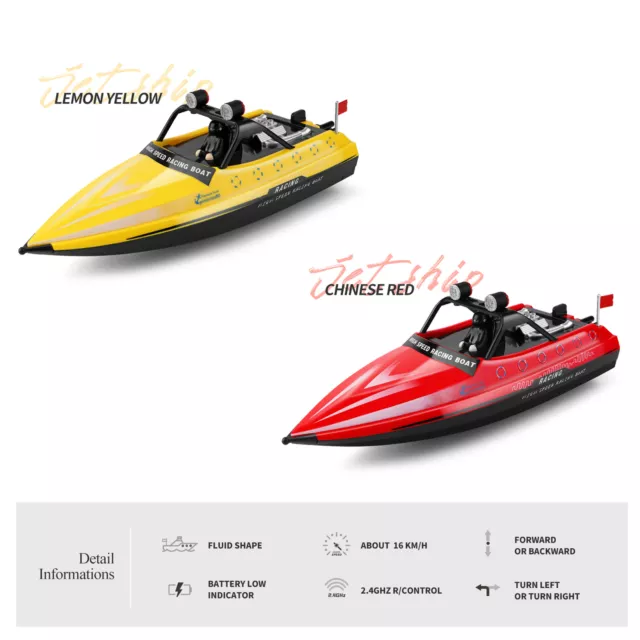 Wltoys WL917 2.4G RC Boat 16km/h High Speed Remote Control Racing Speedboat/