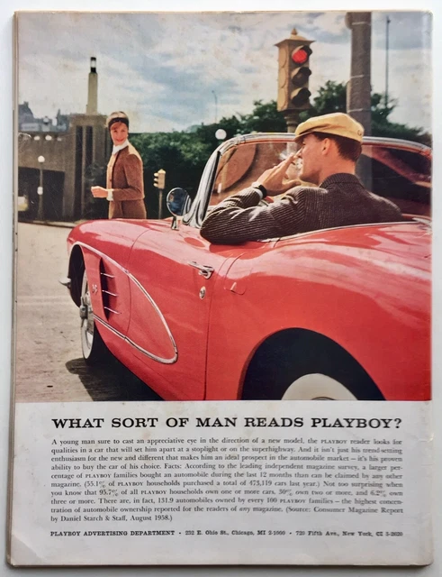 VINTAGE PLAYBOY MAGAZINE April 1959 TINA LOUISE Nancy Crawford