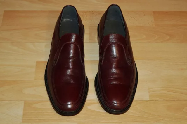 NUOVE PANTOFOLE UOMO in pelle Deichmann taglia 44 9 5 F bordeaux