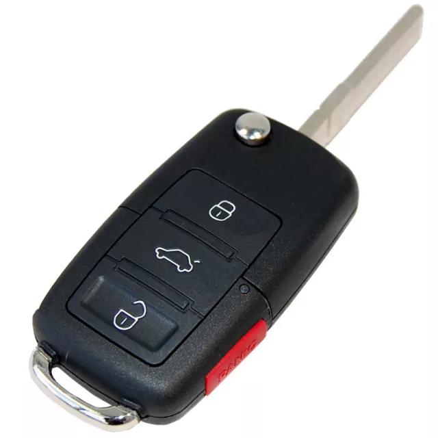 HQRP Flip Key FOB Shell Remote Case for Volkswagen VW Mk4 MK5 Typ 1J Typ 1K R32