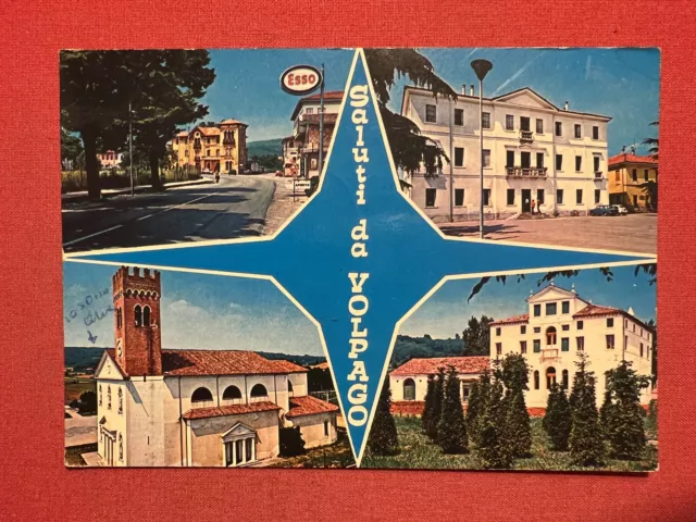 Cartolina - Saluti da Volpago ( Treviso ) - Vedute diverse - 1982
