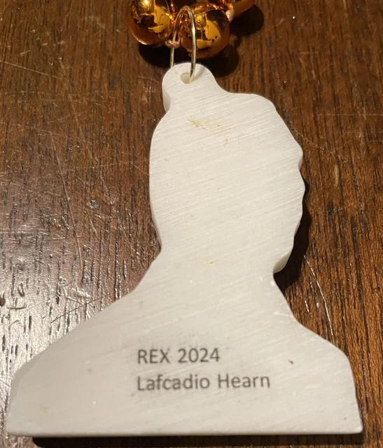 2024 KREWE OF Rex “Lafcadio Hearn” ⚜️ NOLA Mardi Gras Specialty Bead