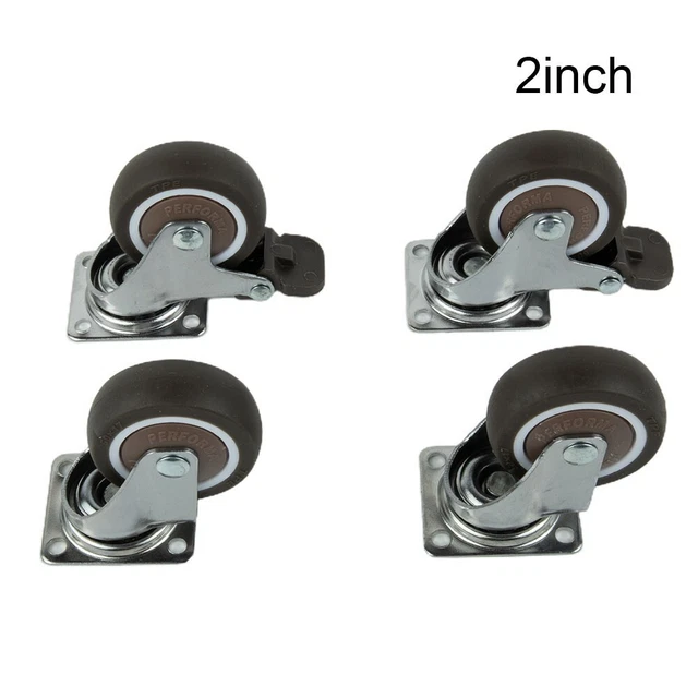 Caster Ruote 360 Gradi Rotazione Tpr for Armadi/Presepi/Scrivanie / Caffè